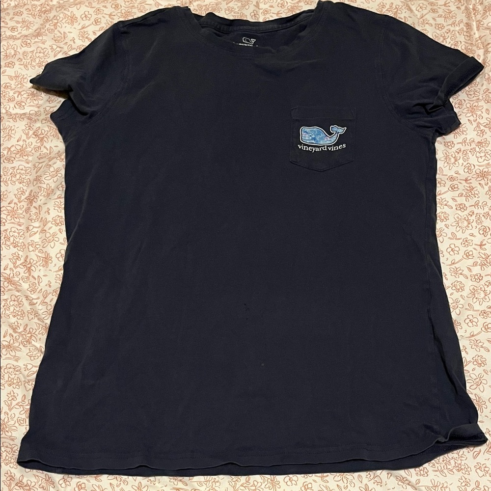 Vineyard Vines Dark Blue Pocket Tee